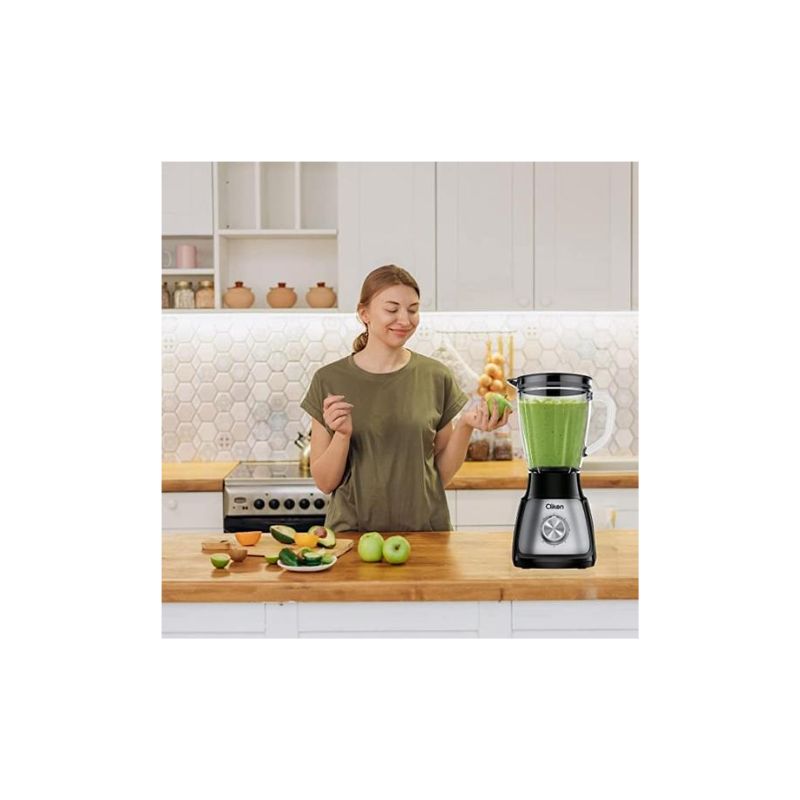 Clikon - 3 in 1 High Powered Blender with 1.5L Transparent Jar, 2 Grinder Mills