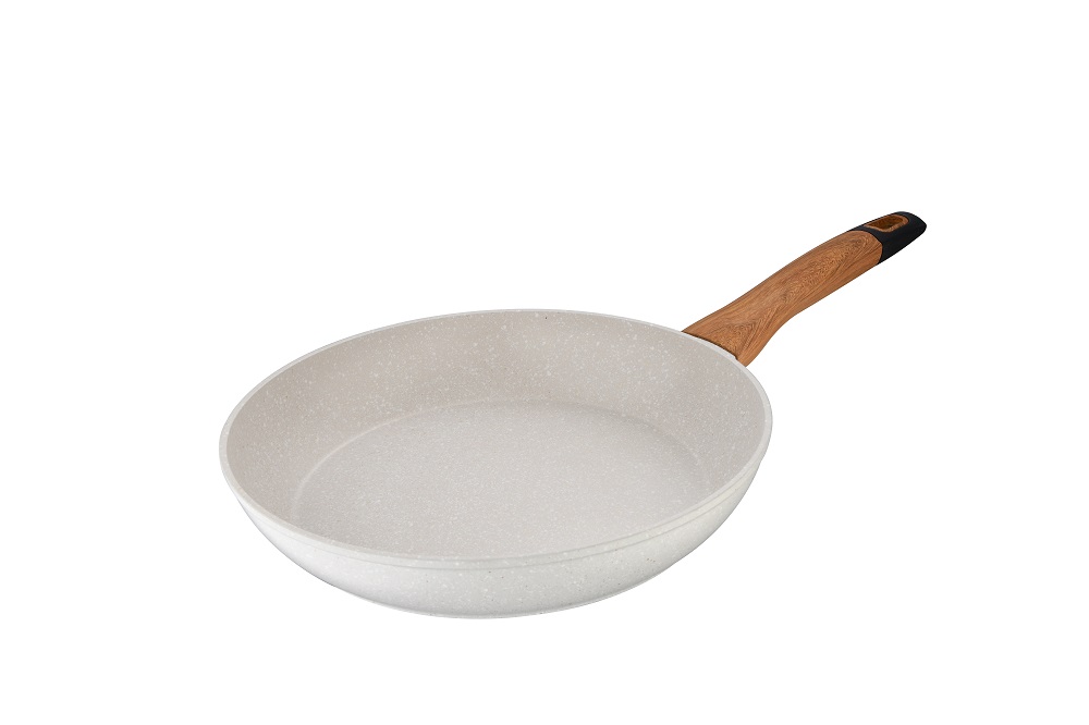 Frypan Forged Aluminium Marble Non Stick Coating Soft Touch Handle 28 CM