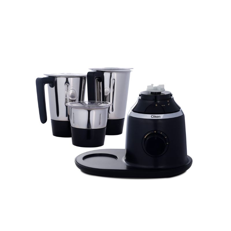 Clikon 3 in 1 Mixer Grinder with Stainless Steel Jars, Razor-sharp Blades