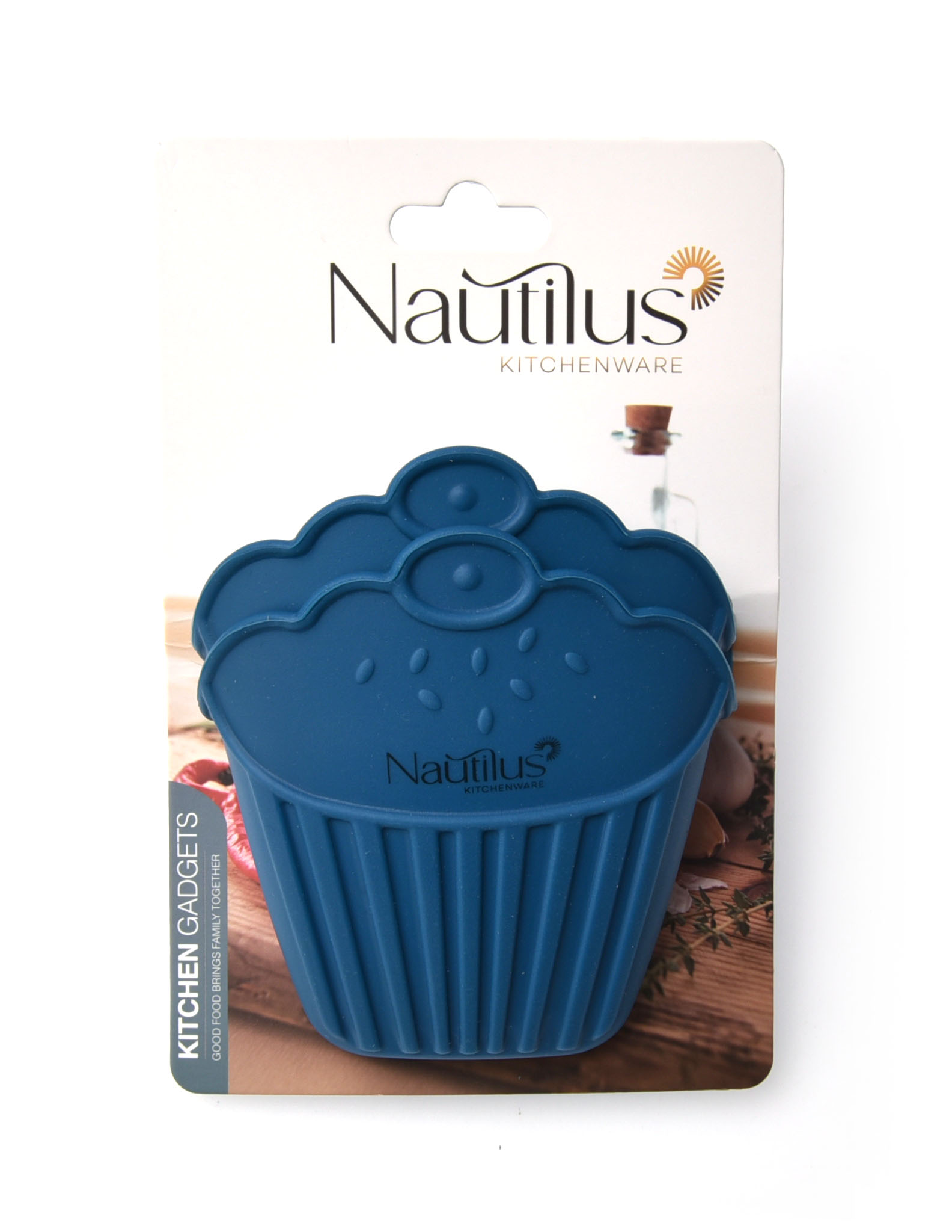 2pcs Silicone Mitts Blue Color 10.5X10.5X1 Cm