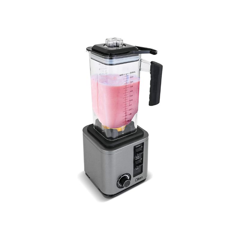 Clikon - 2.2L Heavy-duty Commercial Blender "Power Hexa", Stainless Steel Blades