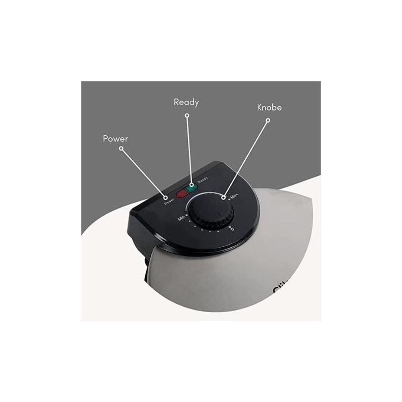 Clikon 10 Inch Non-Stick Flat Bread/Chapatti Maker, Adjustable Temperature Knob