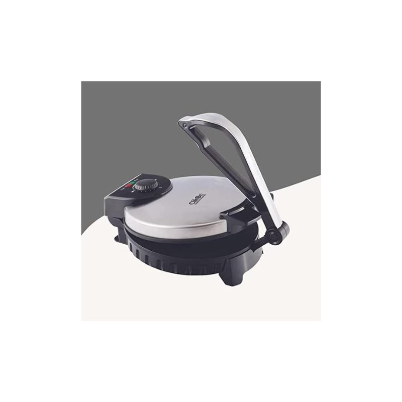 Clikon 10 Inch Non-Stick Flat Bread/Chapatti Maker, Adjustable Temperature Knob