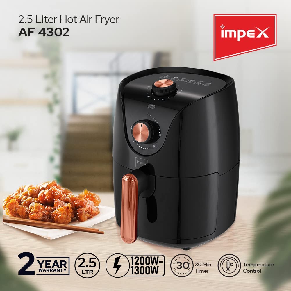 IMPEX AF 4302 Hot Air Fryer 2.5 L 1200 W