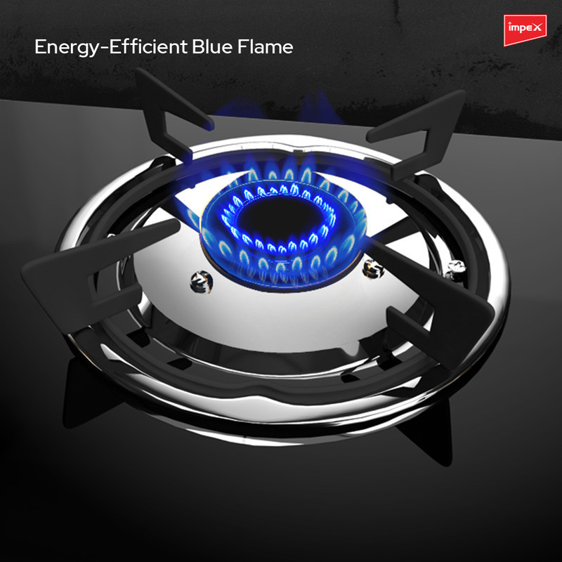 Impex Spectra 3B Ignite Glass Top 3 Burner Stove (Black)