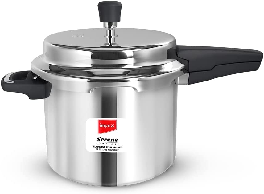IMPEX TPC5 STAINLESS STEEL TRY-PLY PRESSURE COOKER