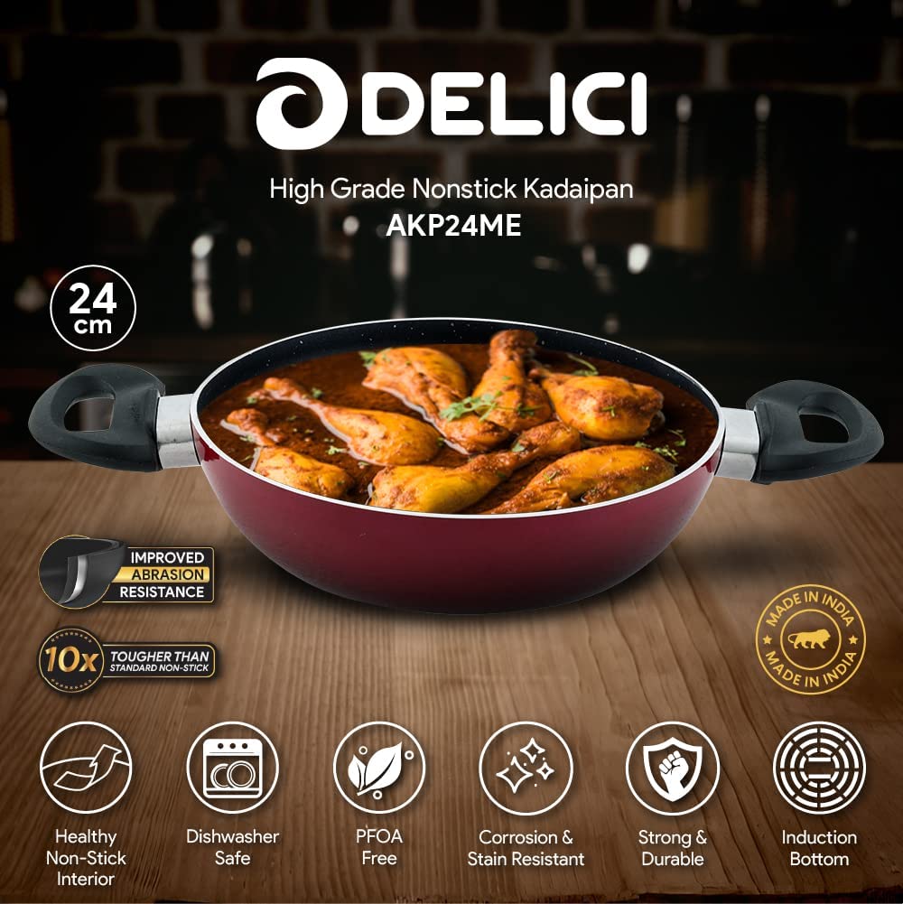 Delici AKP20ME Kadai Pan 20CM