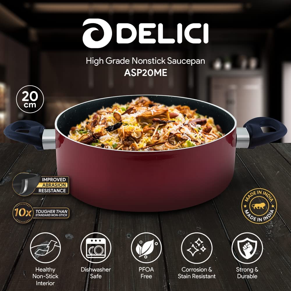 DELICI ASP20ME NONSTICK SAUSE PAN 20CM
