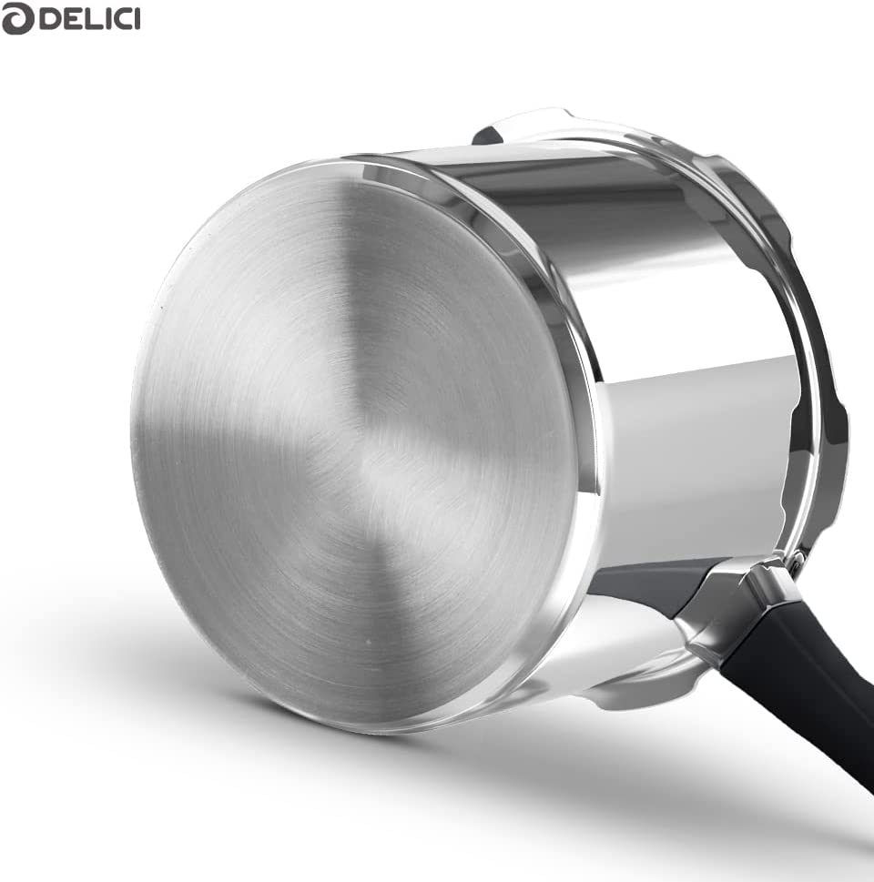 DELICI TDPC5M TRI-PLY STAINLESS STEEL PRESSURE COOKER 5 LTR