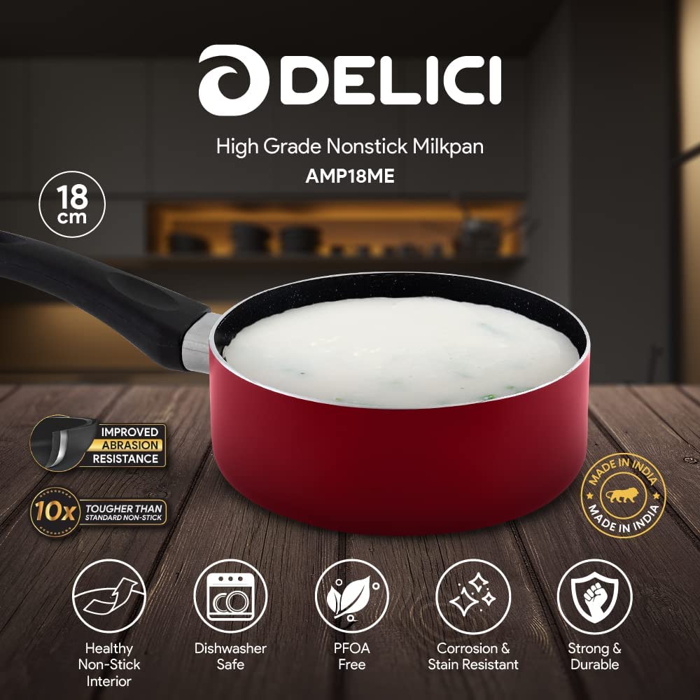 DELICI AMP18ME NONSTICK MILK PAN 18CM