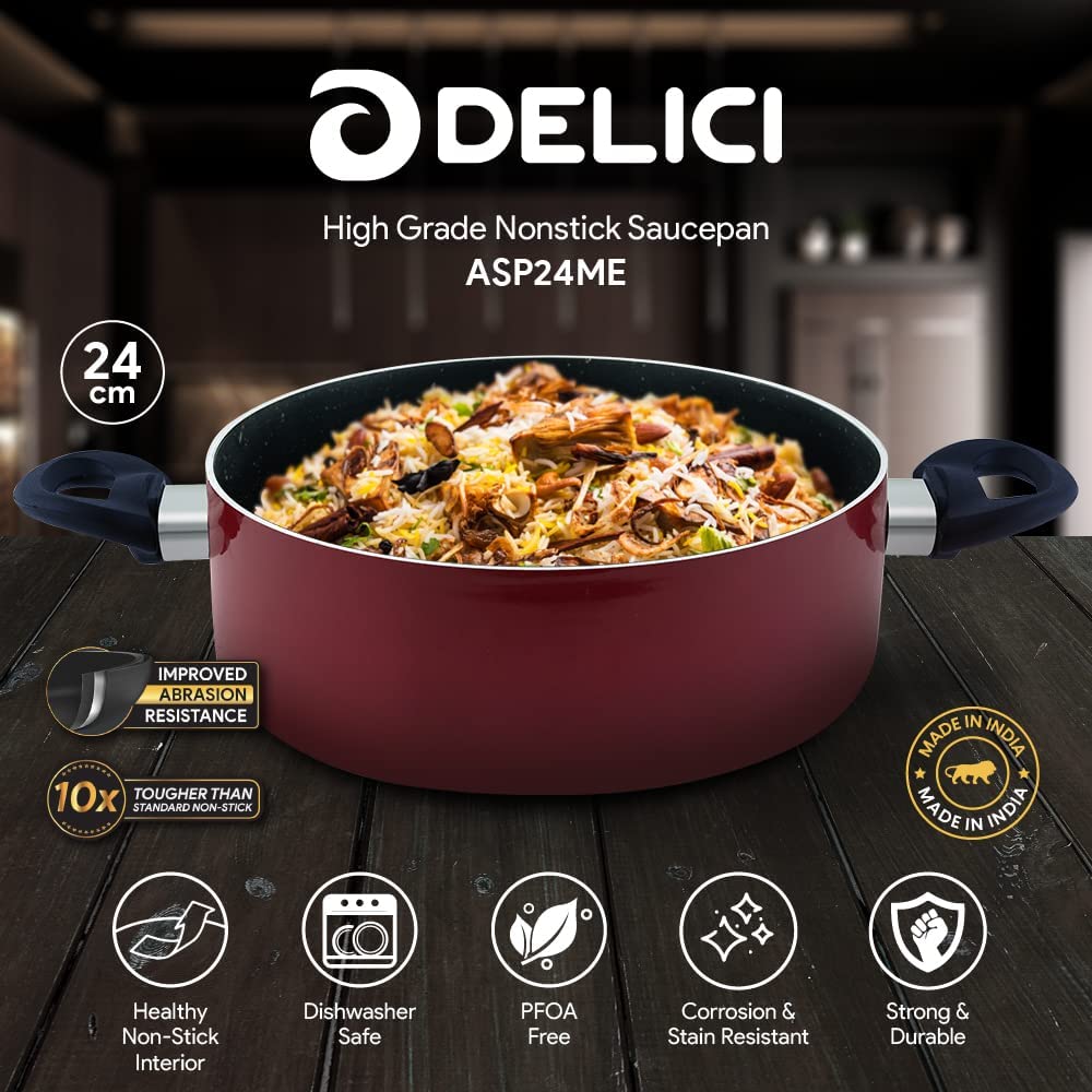  DELICI ASP24ME NONSTICK SAUSE PAN 24CM
