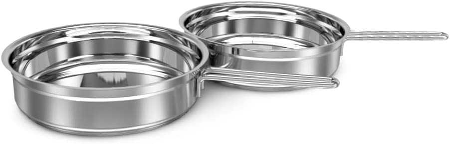 DELICI DFP 2428W STAINLESS STEEL FRYPAN SET 2PCS