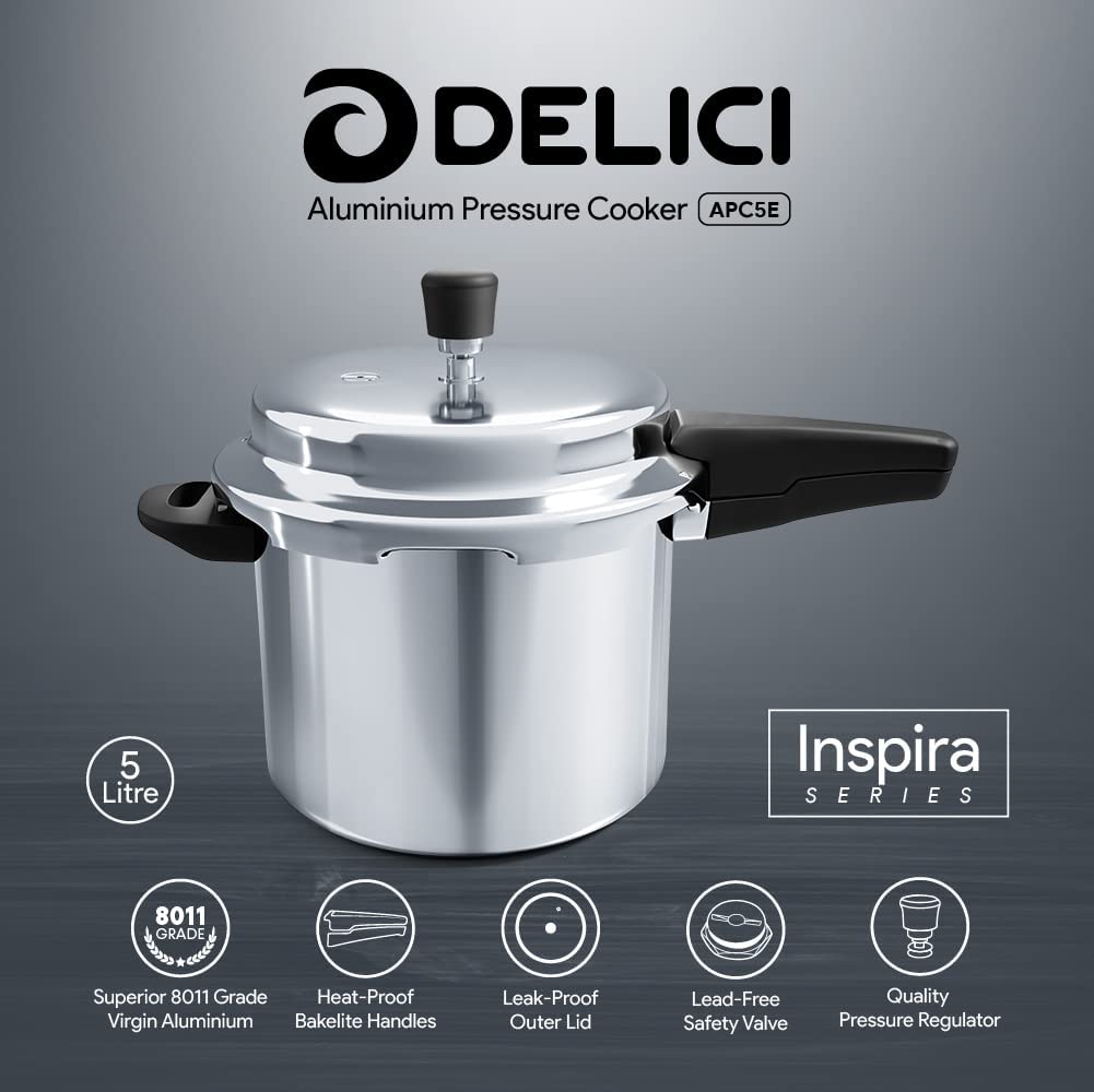  DELICI APC5E ALUMINIUM PRESSURE COOKER