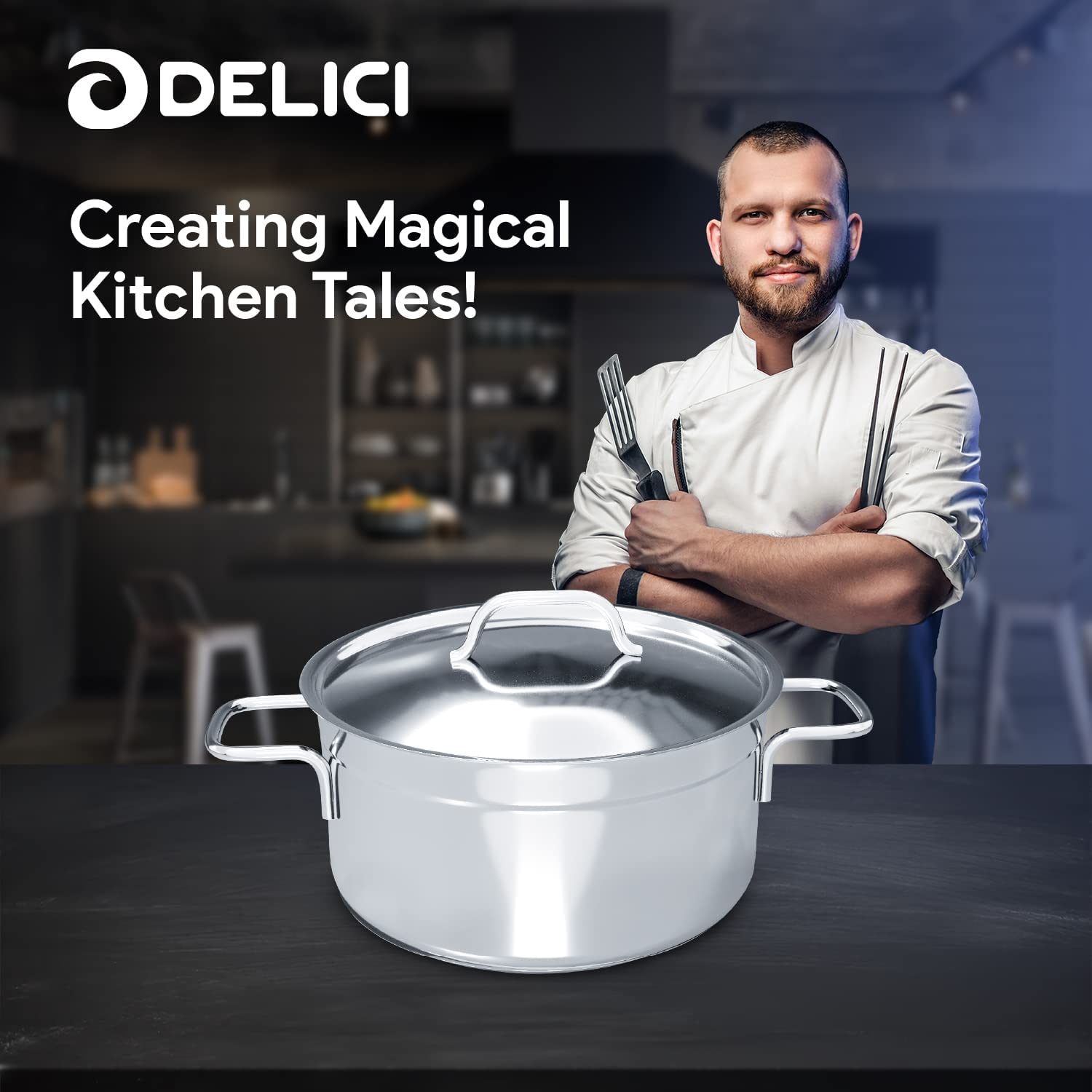 DELICI DSP 16W SS SAUCE PAN 16CM