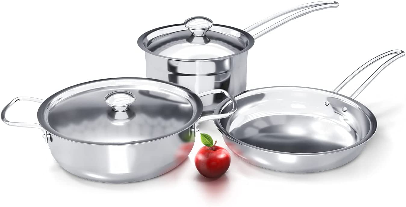 DELICI DSK 5W SS COOKWARE SET 5PCS