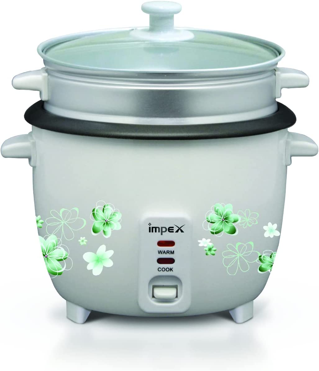 Impex RC 2804 2.8 L Drum Rice Cooker With Steamer