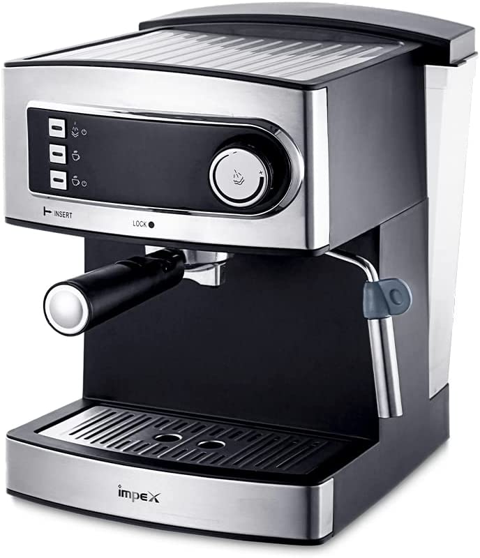 Impex ECM 1916 1.6 Liter 15 Bar Espresso and Coffee Maker