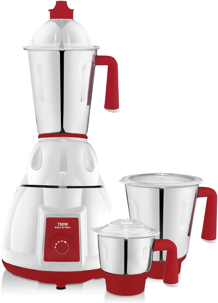 Impex BL 320C 750 Watts 3 in 1 Mixer Grinder, Assorted Color