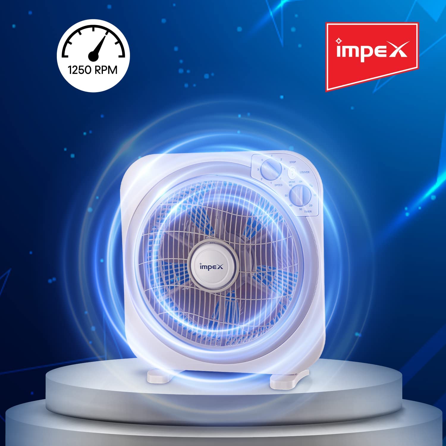 Impex BF 7512 50 Watts 12 Inch Box Fan