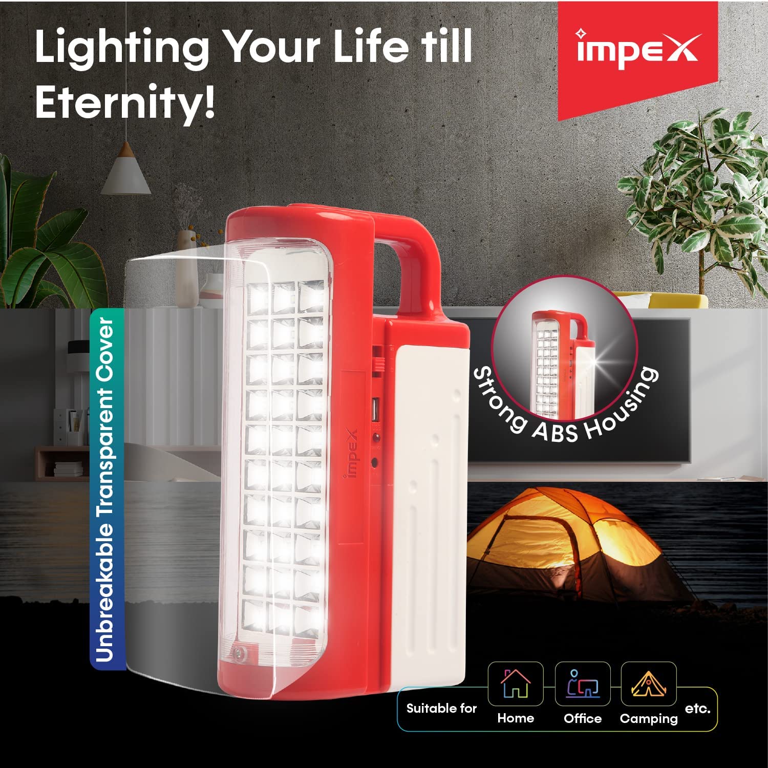 Impex IL 698 Rechargeable Lantern