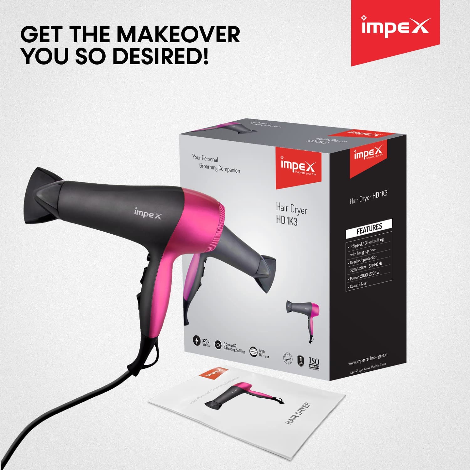 Impex HD 1K3 Hair Dryer