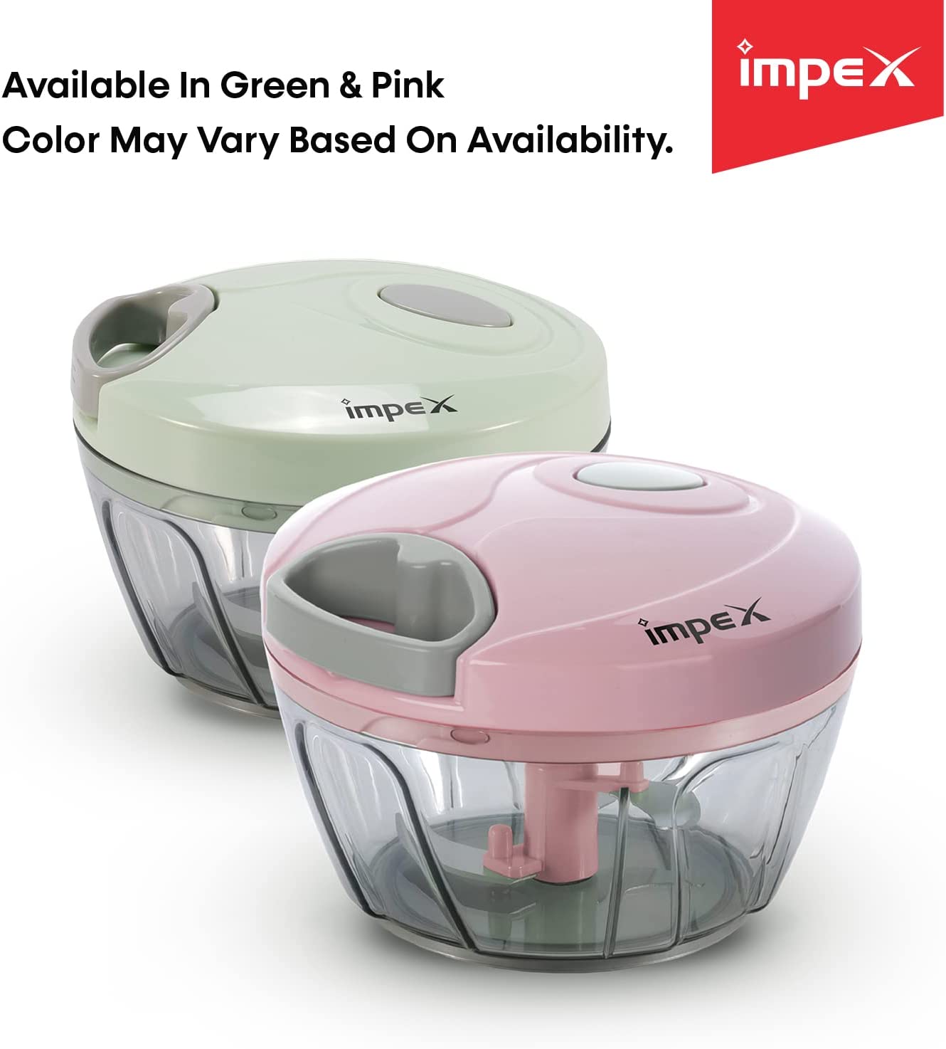 Impex MS 400 ml Mini Slicer / Chopper with Stainless Steel Sharp Blade