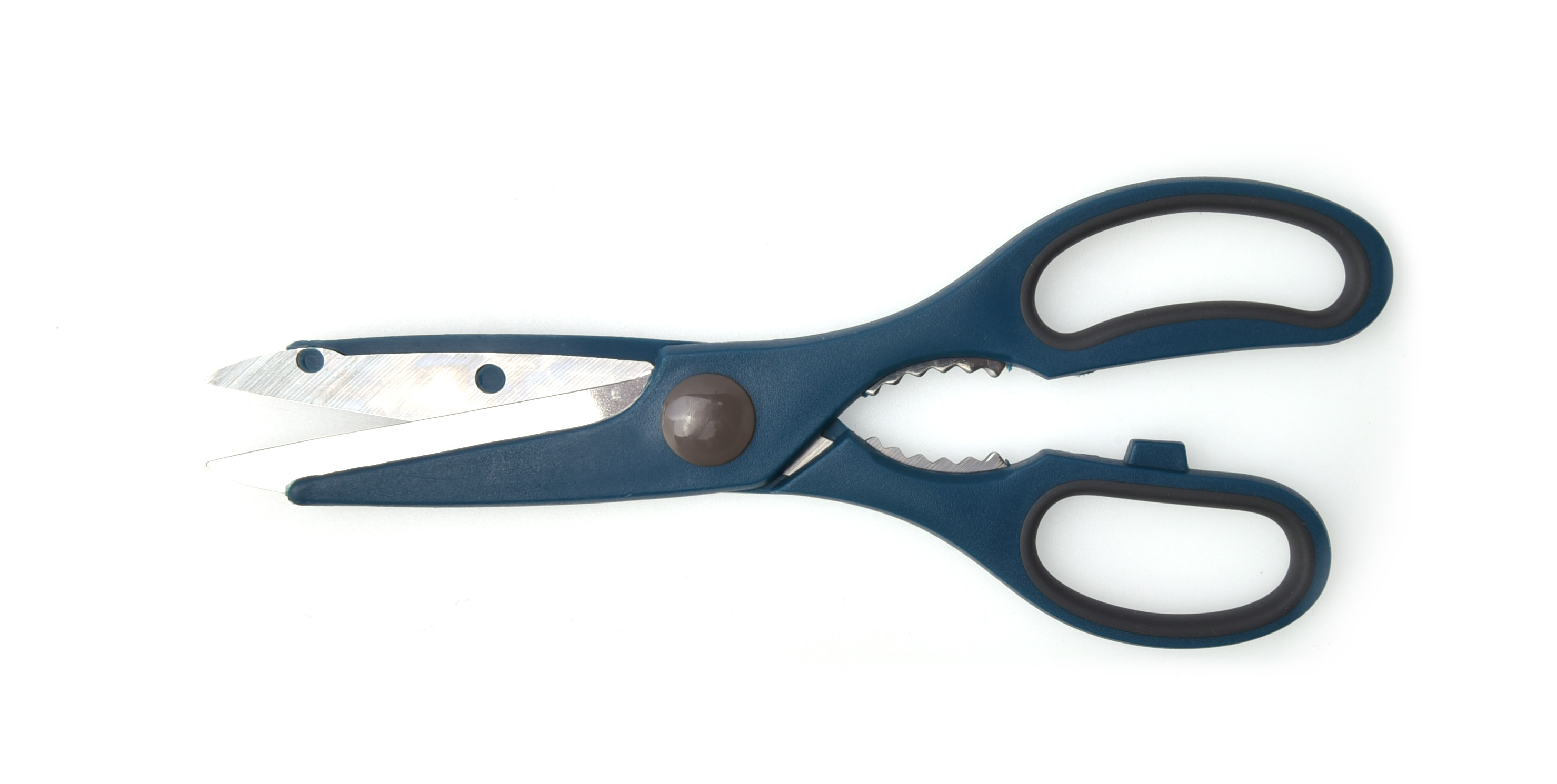 Soft Touch Handle Multi-Purpose  Scissors Blue/Grey Color 22.5X7.8X1.5 Cm