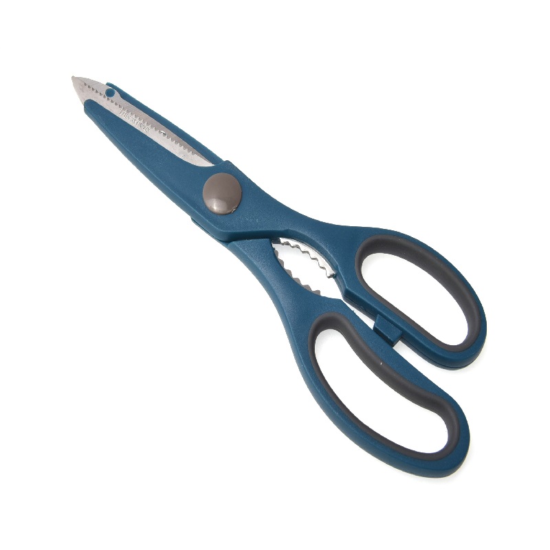 Soft Touch Handle Multi-Purpose  Scissors Blue/Grey Color 22.5X7.8X1.5 Cm