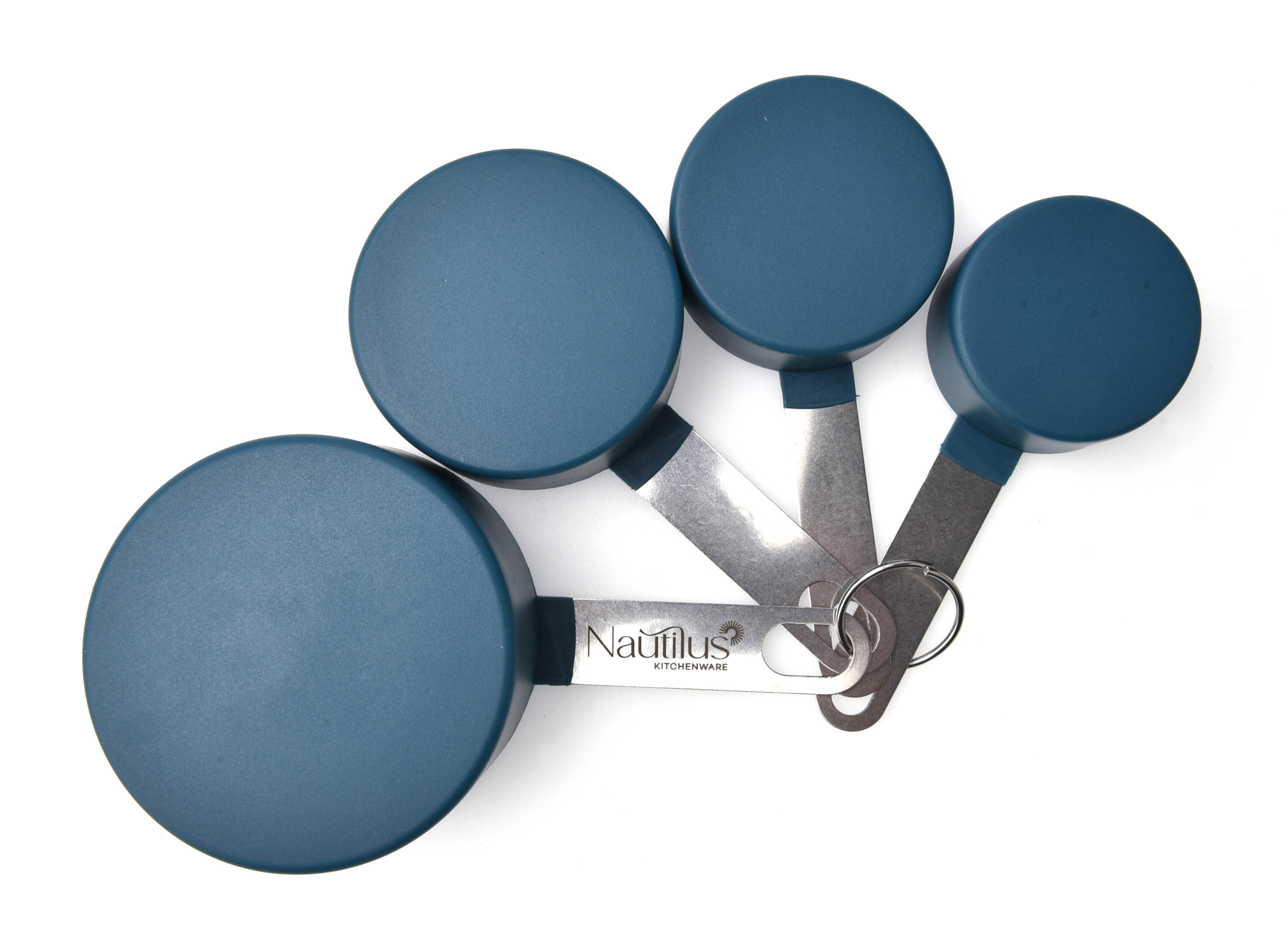 4pcs Measuring Cup Set Blue Color 16.6X9X5.5 Cm