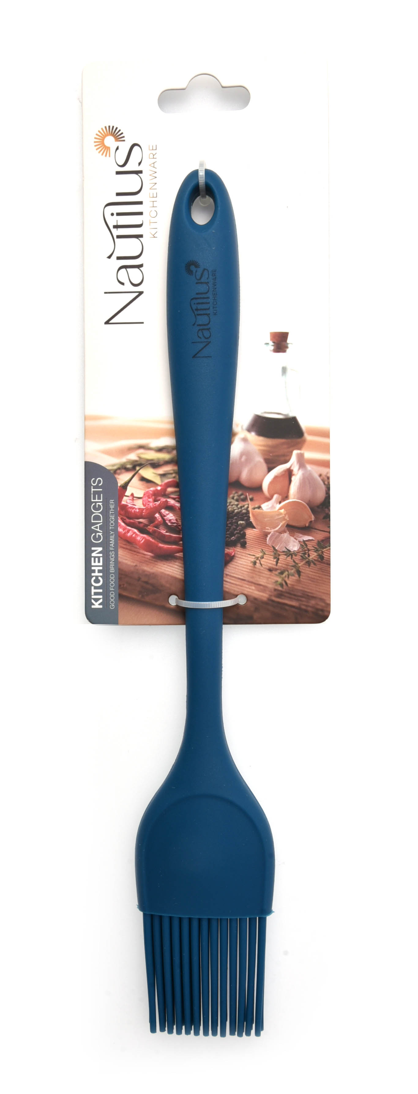 Silicone Brush Blue Color 27X4.5X1.7 Cm