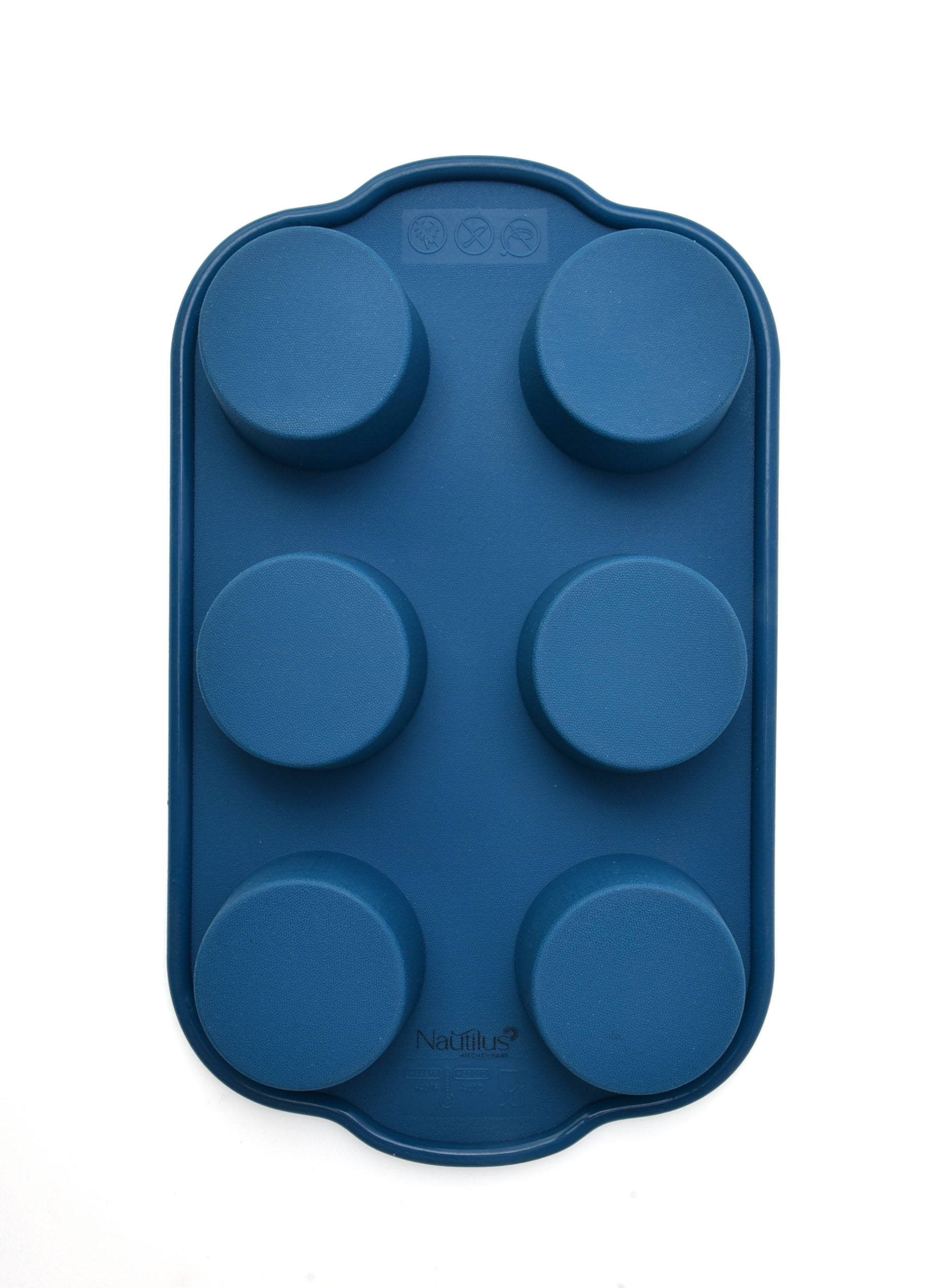 Silicone Muffin Baking Mould Blue Color 29.8X18X3.9 Cm