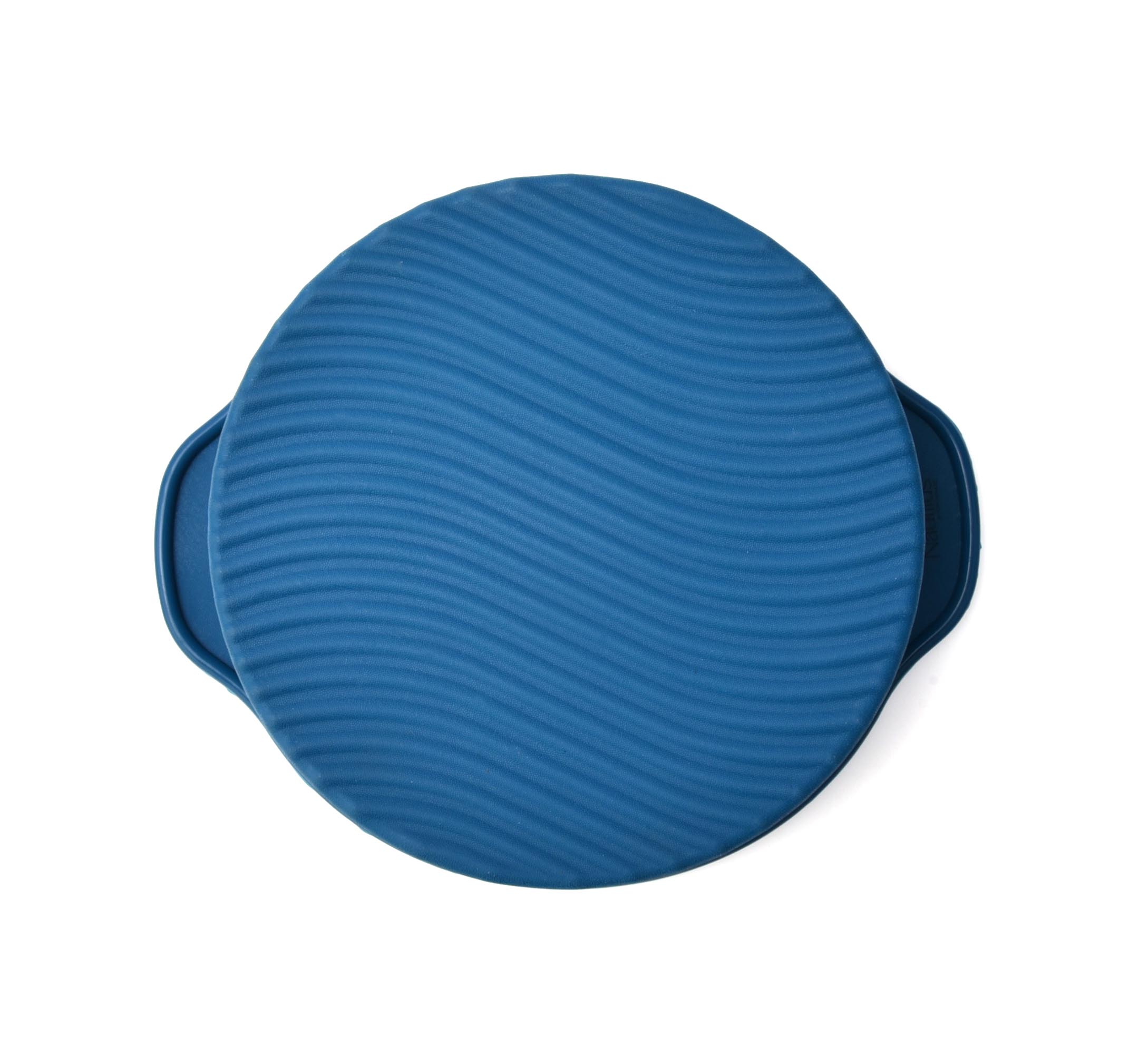Silicone Round Baking Mould Blue Color 28.8X25X6 Cm