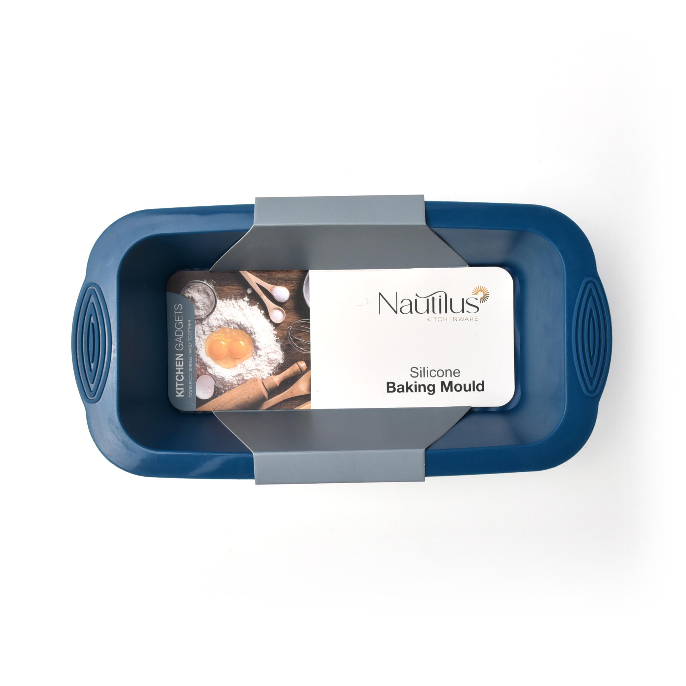 Silicone Loaf Baking Mould Blue Color 25.3X13X6.6 Cm