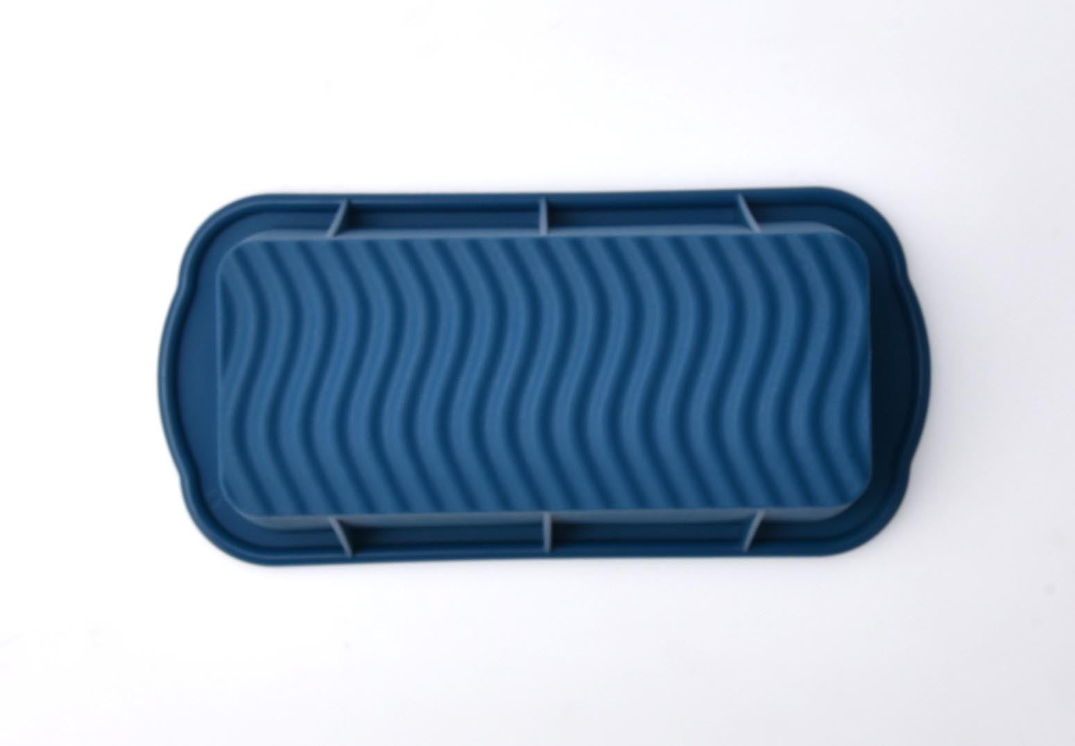 Silicone Loaf Baking Mould Blue Color 25.3X13X6.6 Cm
