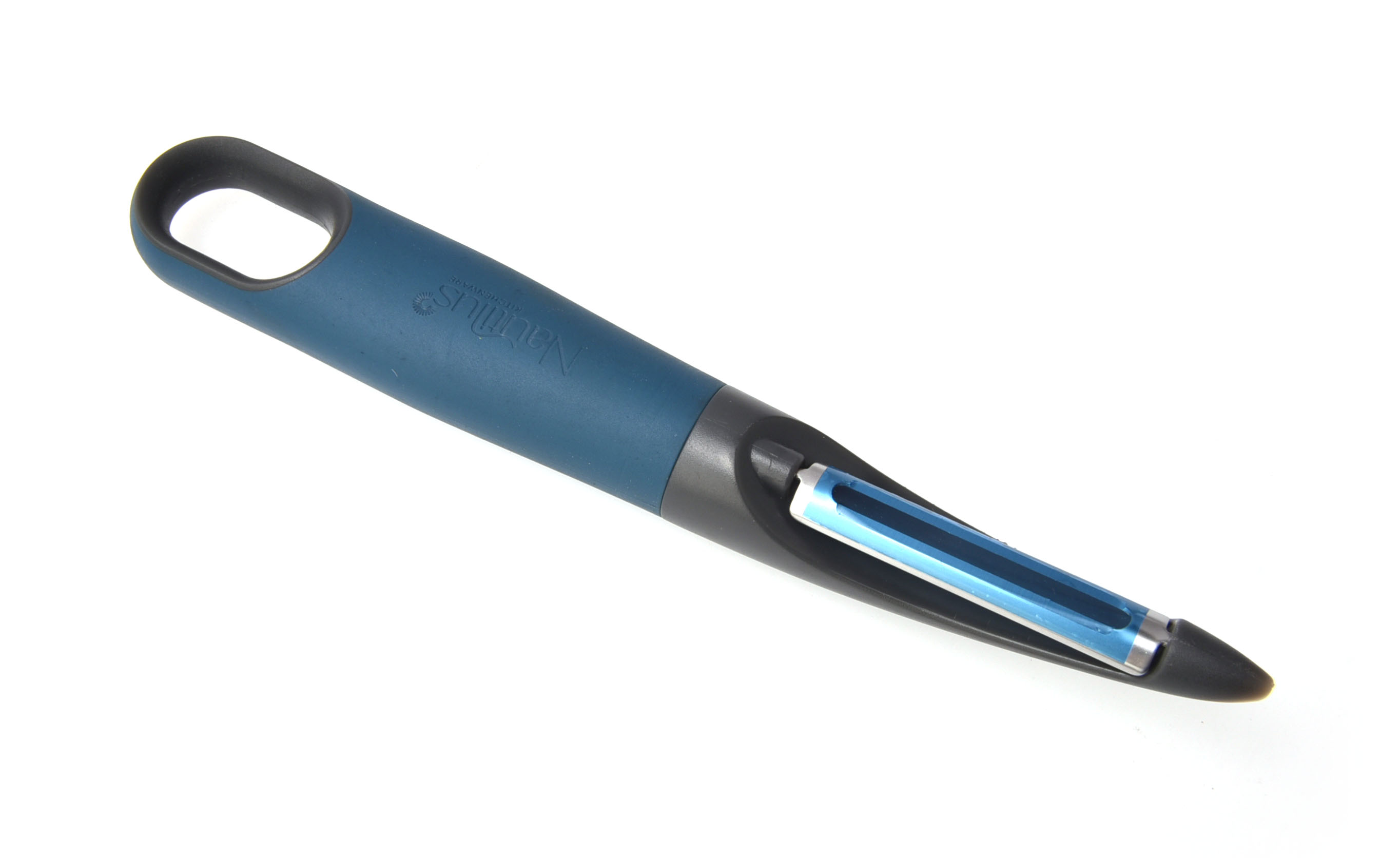 Soft Touch Handle Peeler Blue/Grey Color 20.4X3.3X2.8 Cm