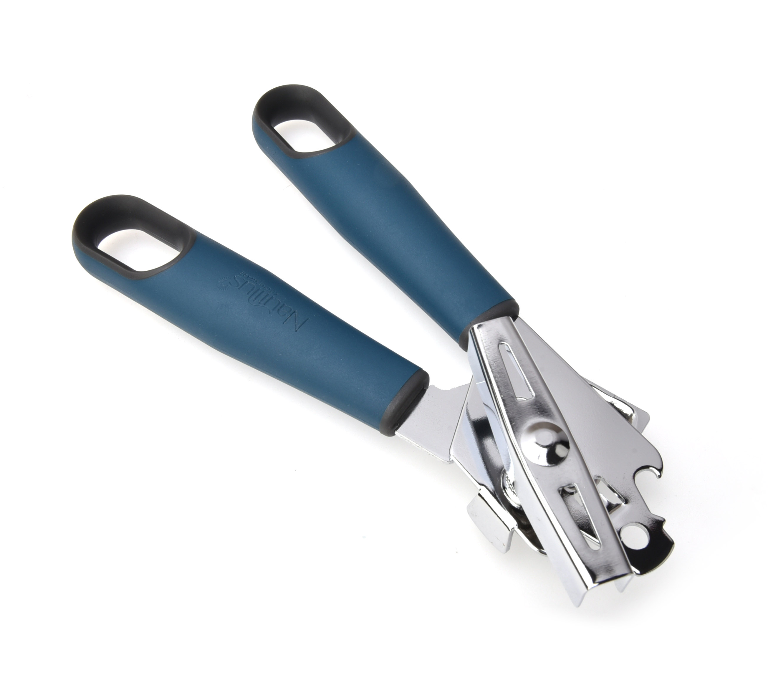 Soft Touch Handle Can Opener Blue/Grey Color 21X7.3X4.4 Cm