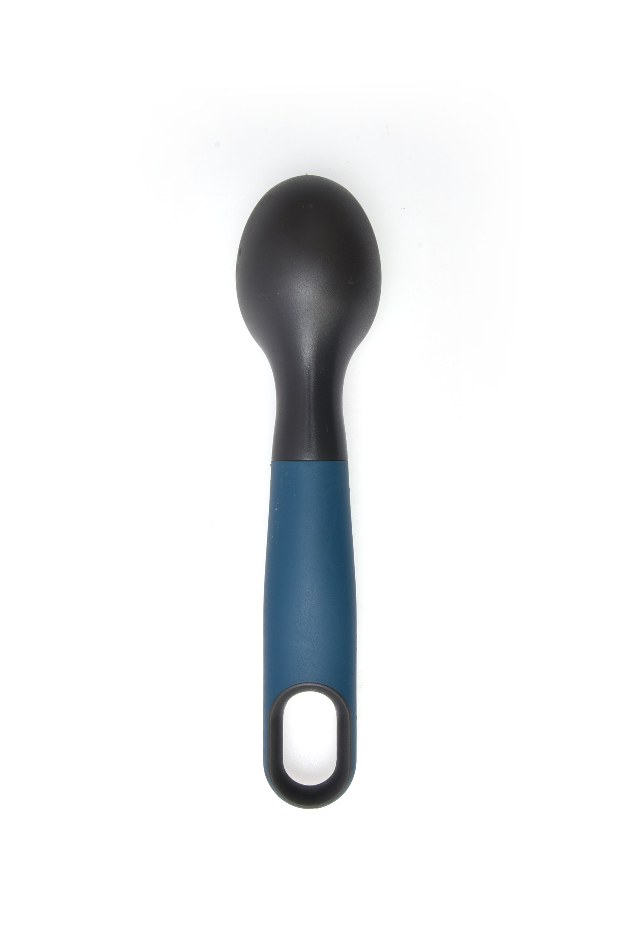 Soft Touch Handle Ice Cream Scoop Blue/Grey Color 20.1X4.6X4 Cm