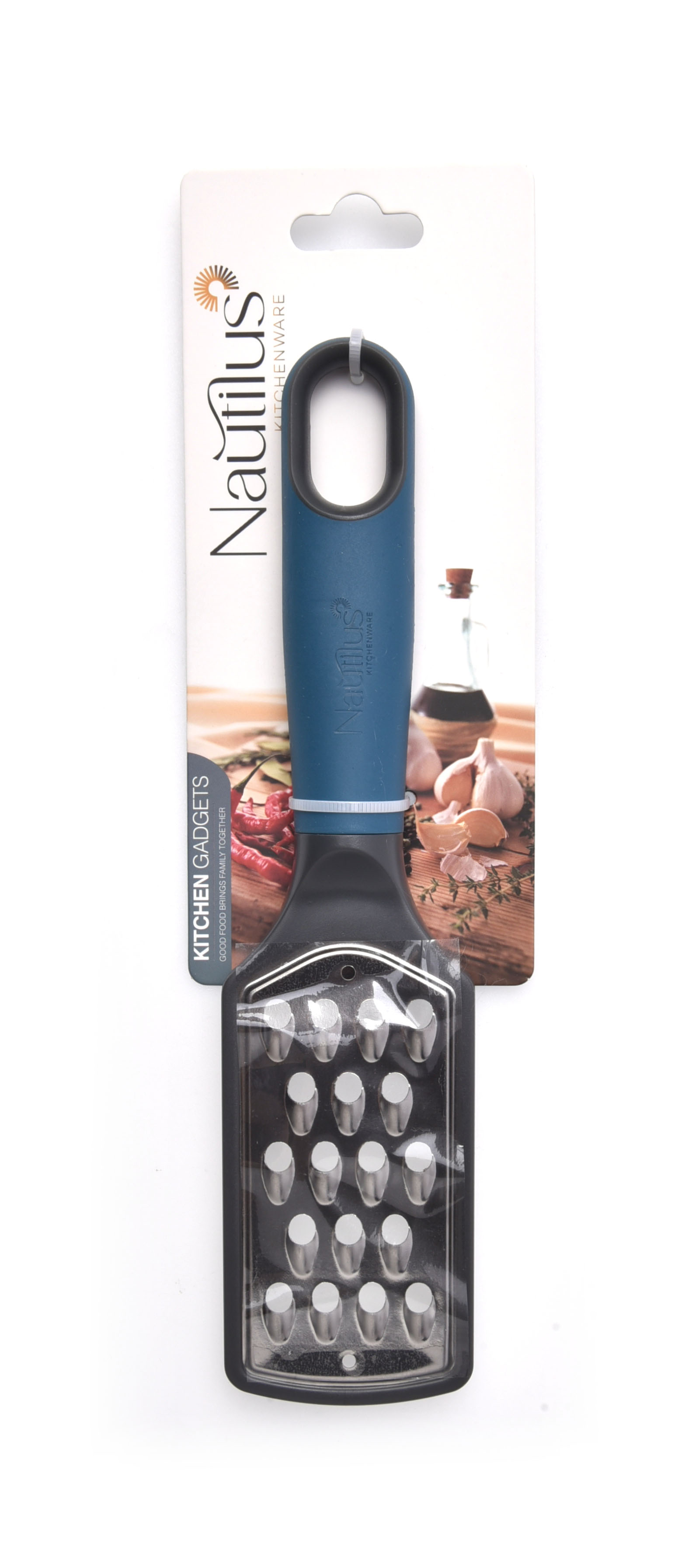 Soft Touch Handle Grater Blue/Grey Color 24.1X5.6X2.5 Cm