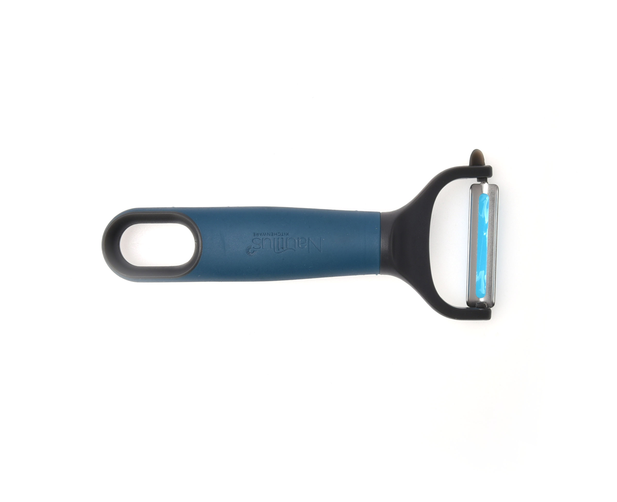 Soft Touch Handle Y Shape peeler Blue/Grey Color 16X6.7X2.8 Cm