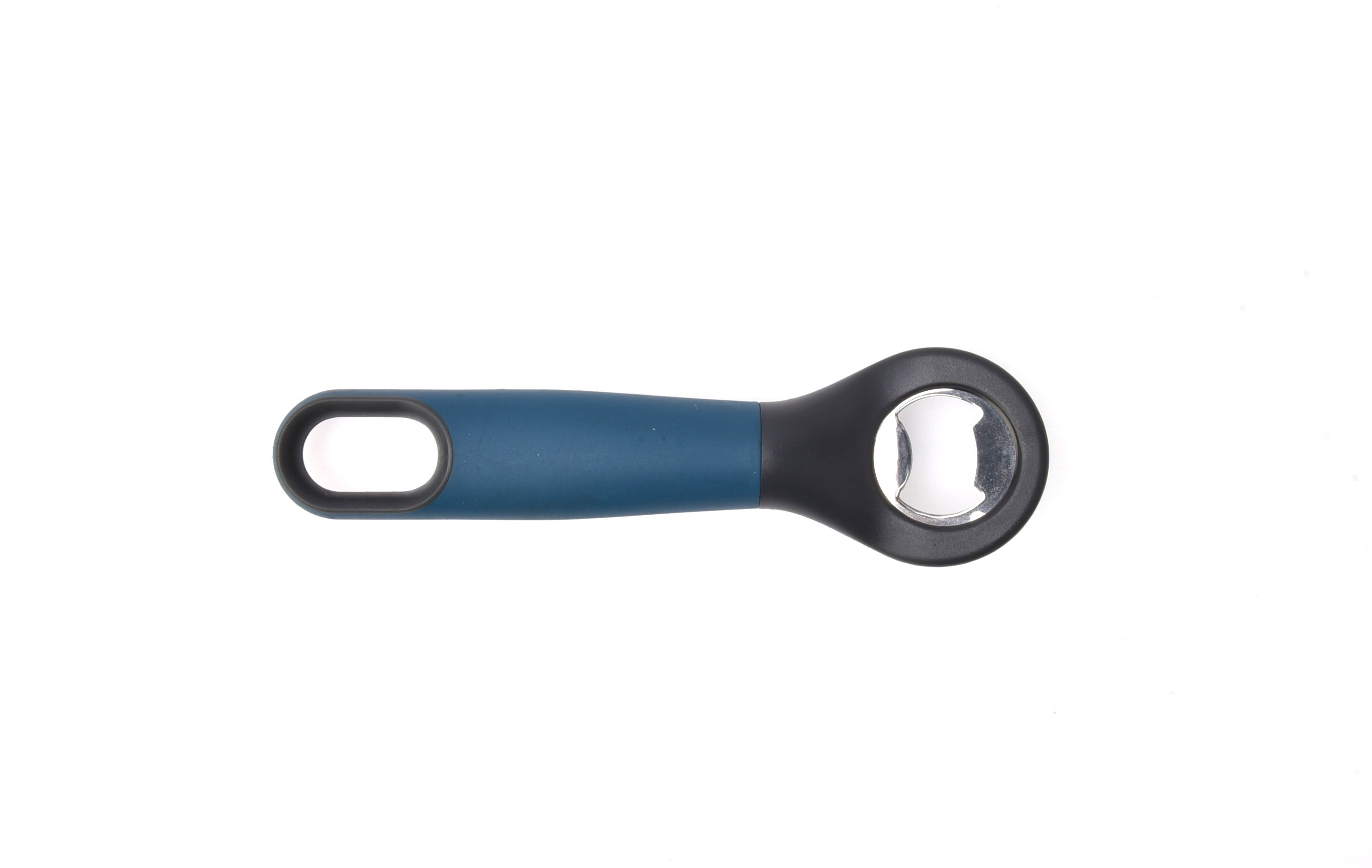 Soft Touch Handle Bottle Opener Blue/Grey Color 17.5X4.9X2.8 Cm