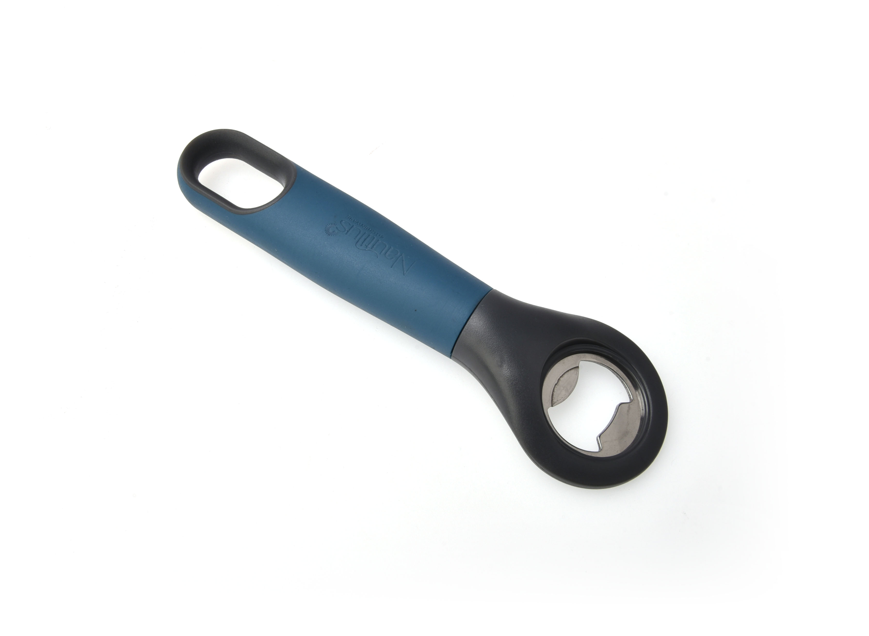 Soft Touch Handle Bottle Opener Blue/Grey Color 17.5X4.9X2.8 Cm