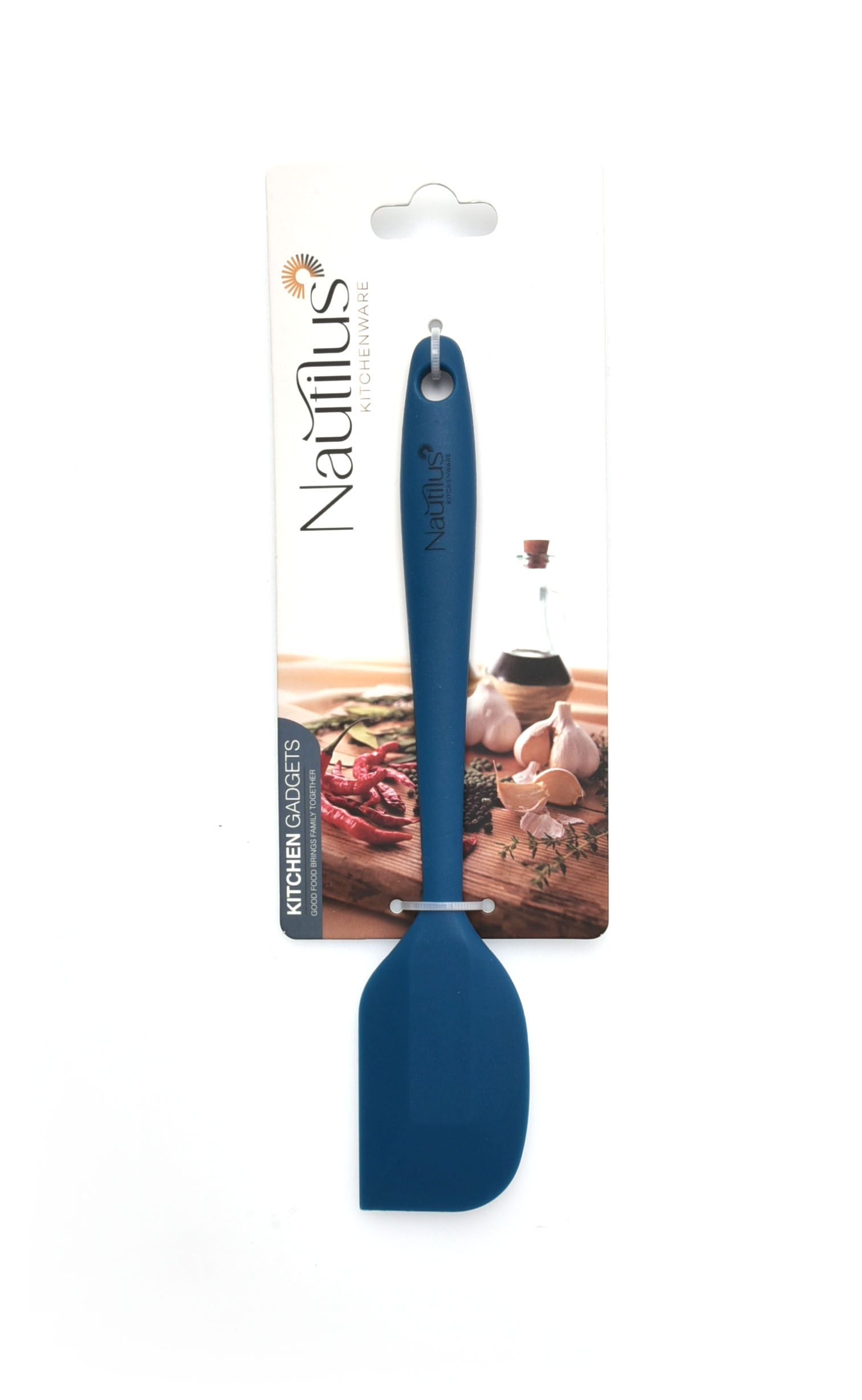 Small Silicone Spatula Blue Color 20.6X4.3X1 Cm