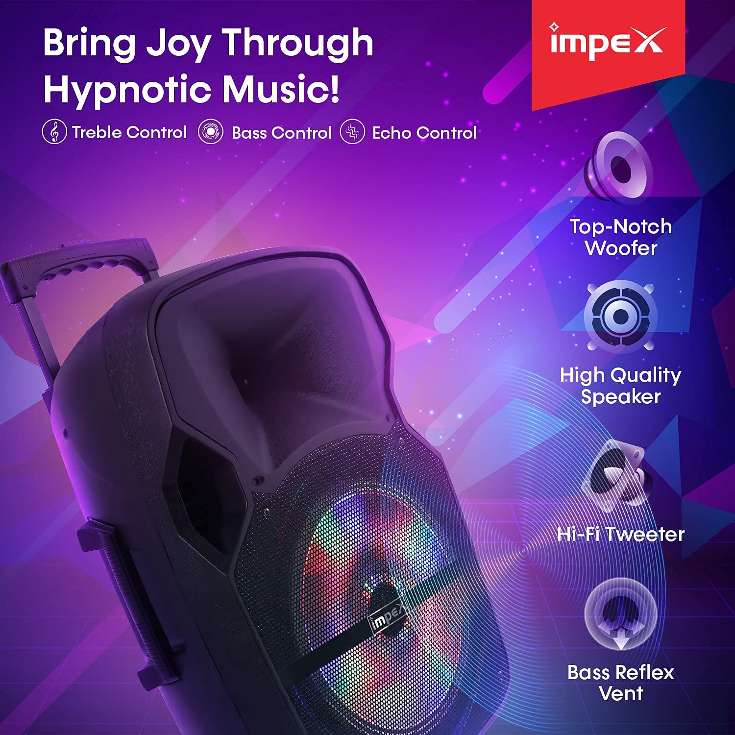 Impex ST 80A Multimedia Trolley Speaker System 2.0