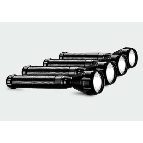 Impex CB 2224 Rechargeable LED Flashlight 4 Pcs Combo
