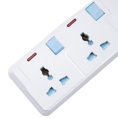 Clikon - 2 Way Extension Socket, 3 Meter Cable, Max Wattage 3250 Watts, White