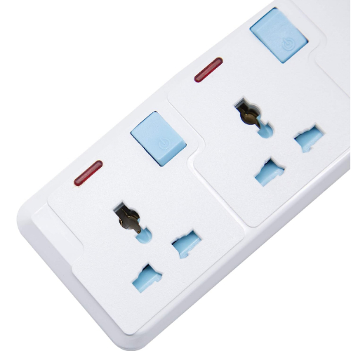 Clikon - 3 Way Extension Socket, 3 Meter Cable, Max Wattage 3250 Watts, White