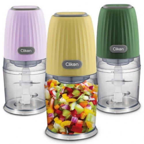 Clikon - 600 ml Electric Food Chopper, BPA-Free Plastic Bowl, Vegetables, Fruits