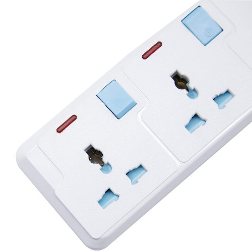 Clikon - 5 Way Extension Socket, 5 Meter Cable, Max Wattage 3250 Watts, White