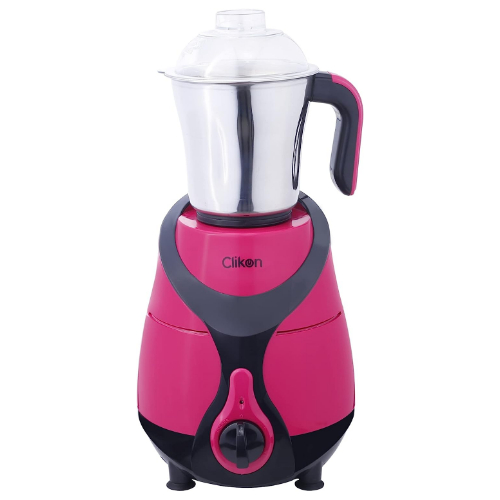 Clikon 3 in 1 Mixer Grinder with Stainless Steel Jars, Razor-sharp Blades