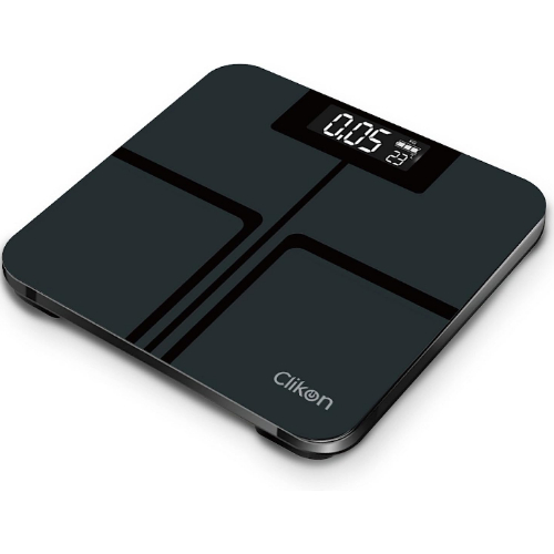 Clikon - Tempered Glass Digital Bathroom Scale, Automatic On/Off Zero Operation